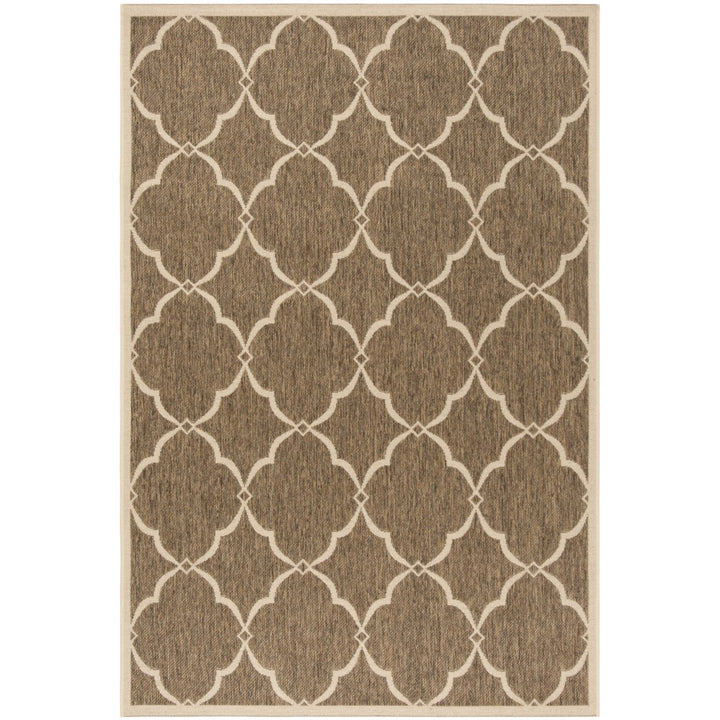 SAFAVIEH Outdoor LND125D Linden Collection Beige / Cream Rug Image 1