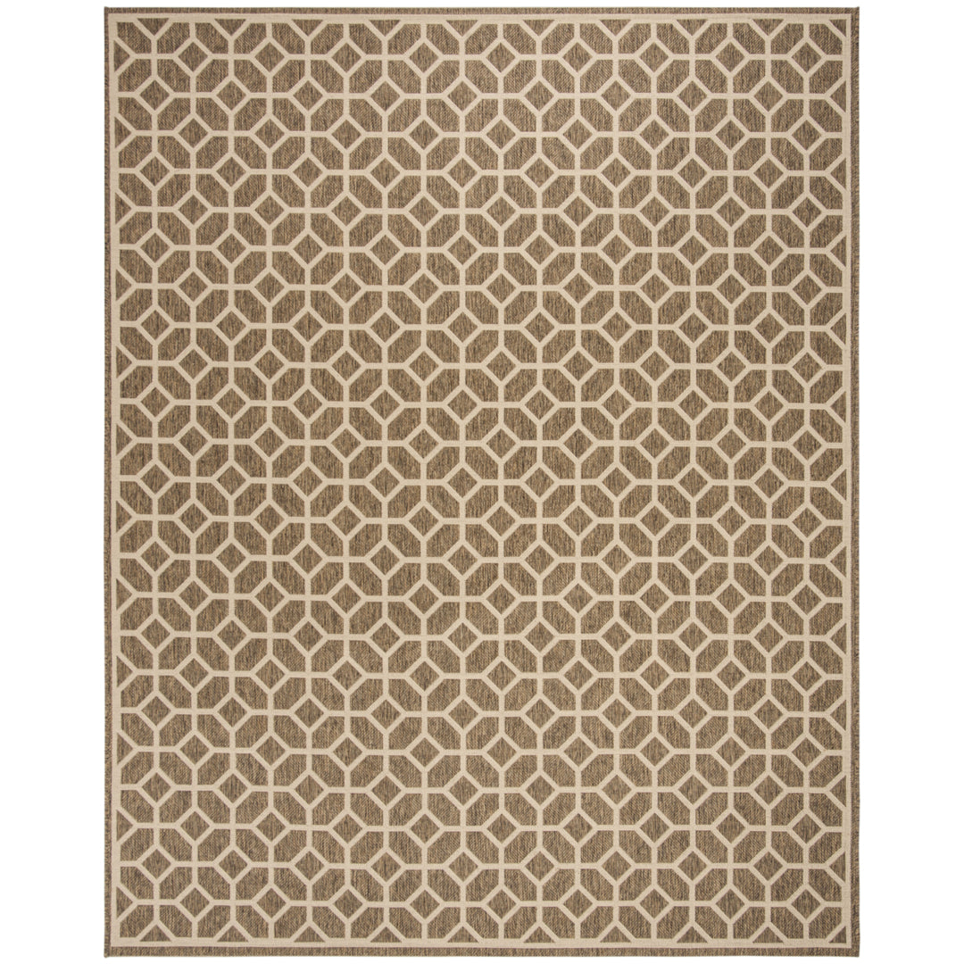 SAFAVIEH Outdoor LND127D Linden Collection Beige / Cream Rug Image 4