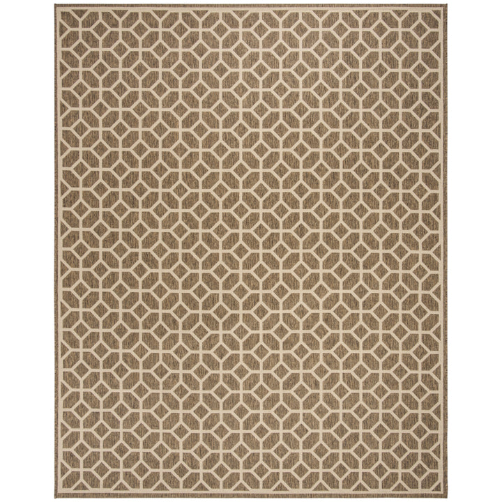 SAFAVIEH Outdoor LND127D Linden Collection Beige / Cream Rug Image 4