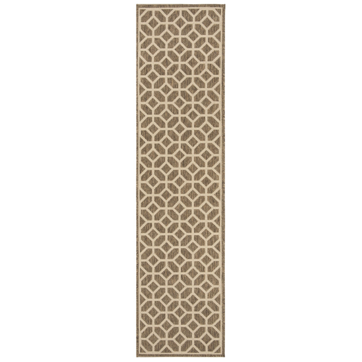 SAFAVIEH Outdoor LND127D Linden Collection Beige / Cream Rug Image 6