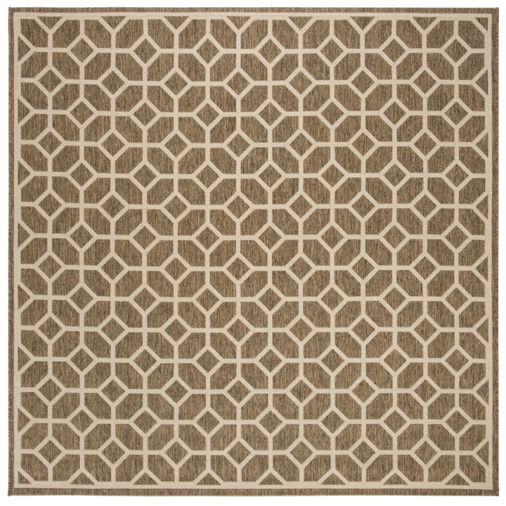 SAFAVIEH Outdoor LND127D Linden Collection Beige / Cream Rug Image 7