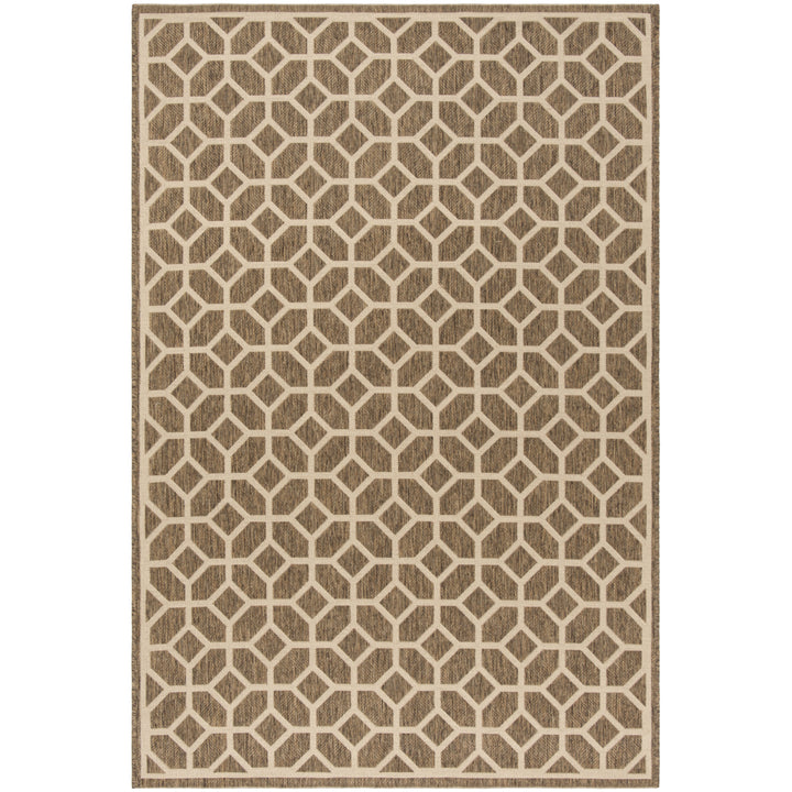 SAFAVIEH Outdoor LND127D Linden Collection Beige / Cream Rug Image 11