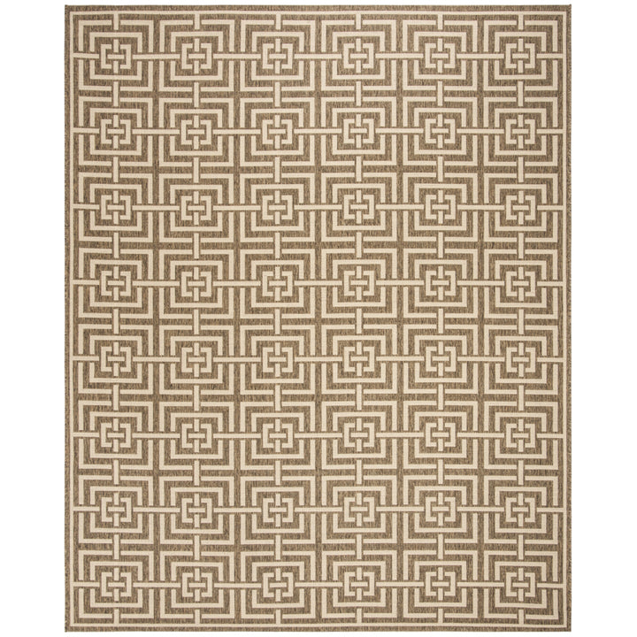 SAFAVIEH Outdoor LND128D Linden Collection Beige / Cream Rug Image 4