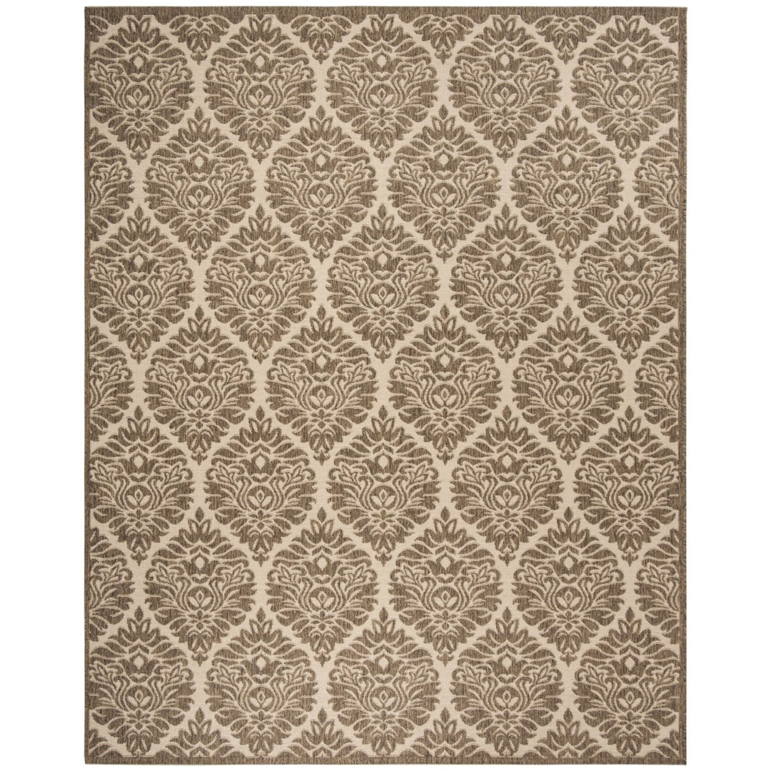 SAFAVIEH Outdoor LND135C Linden Collection Cream / Beige Rug Image 4