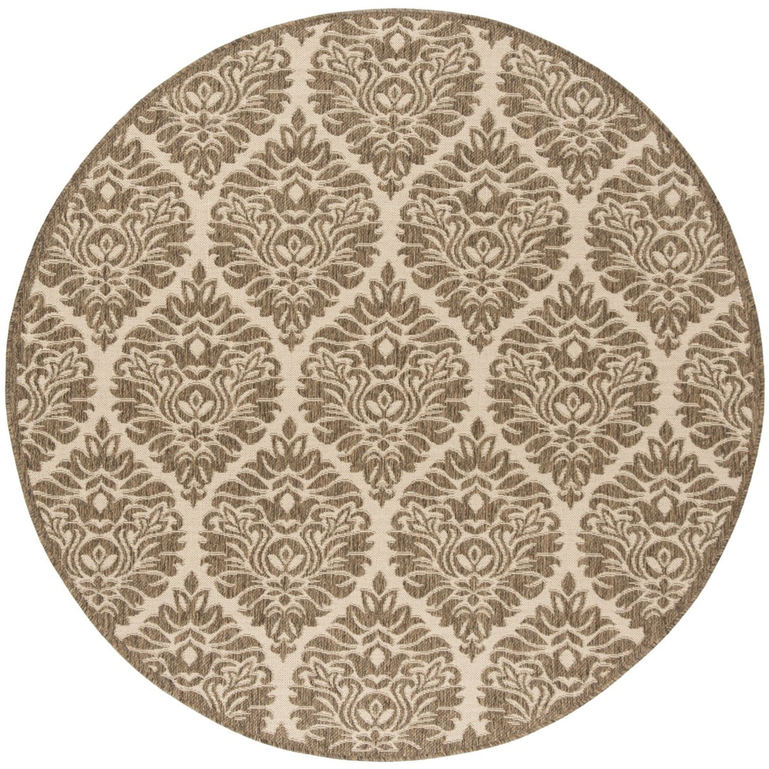 SAFAVIEH Outdoor LND135C Linden Collection Cream / Beige Rug Image 1