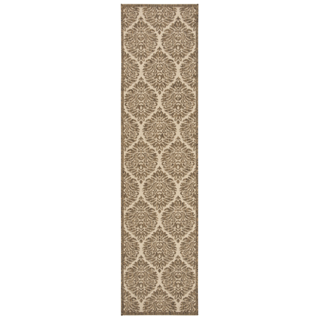 SAFAVIEH Outdoor LND135C Linden Collection Cream / Beige Rug Image 6