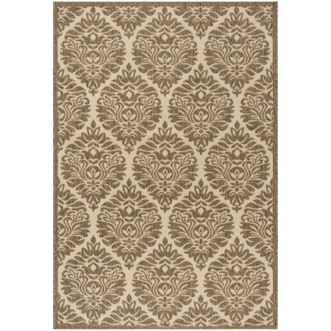 SAFAVIEH Outdoor LND135C Linden Collection Cream / Beige Rug Image 11