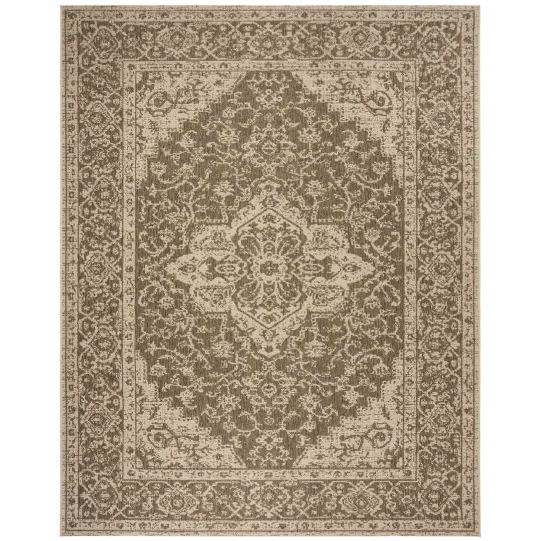 SAFAVIEH Outdoor LND137D Linden Collection Beige / Cream Rug Image 4