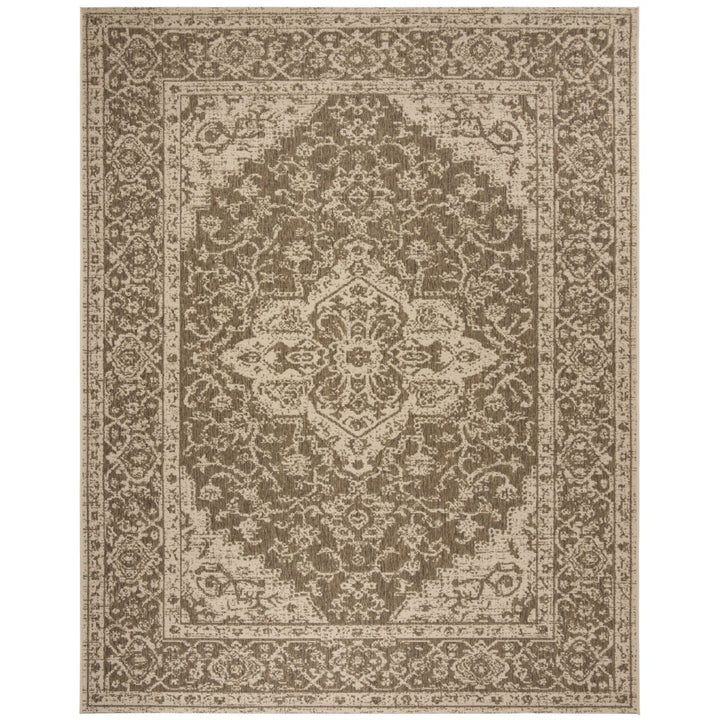 SAFAVIEH Outdoor LND137D Linden Collection Beige / Cream Rug Image 1