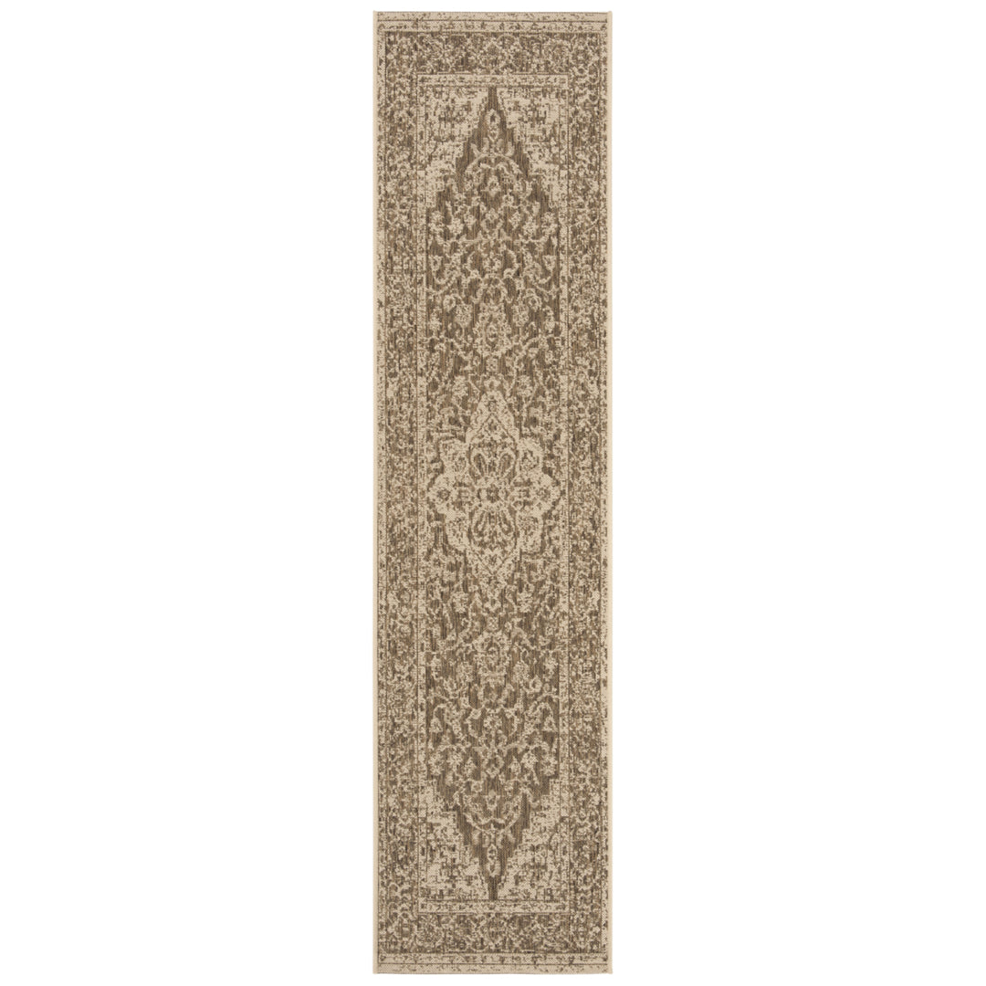 SAFAVIEH Outdoor LND137D Linden Collection Beige / Cream Rug Image 6