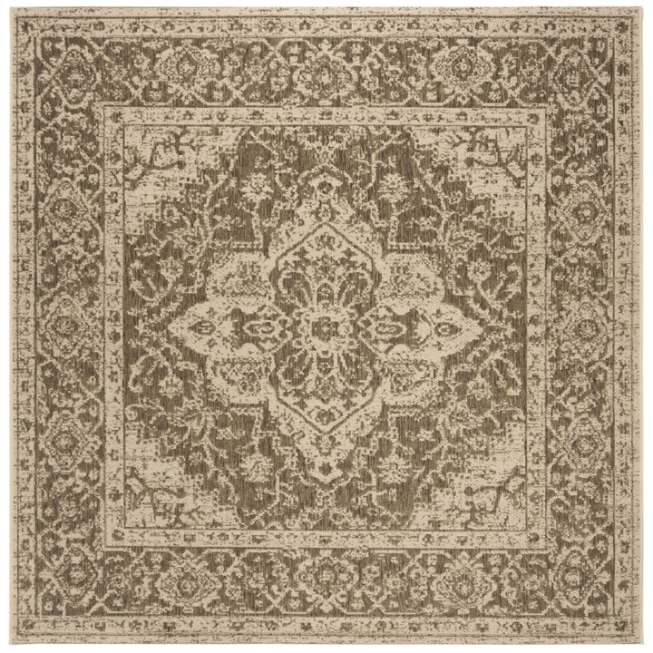 SAFAVIEH Outdoor LND137D Linden Collection Beige / Cream Rug Image 7