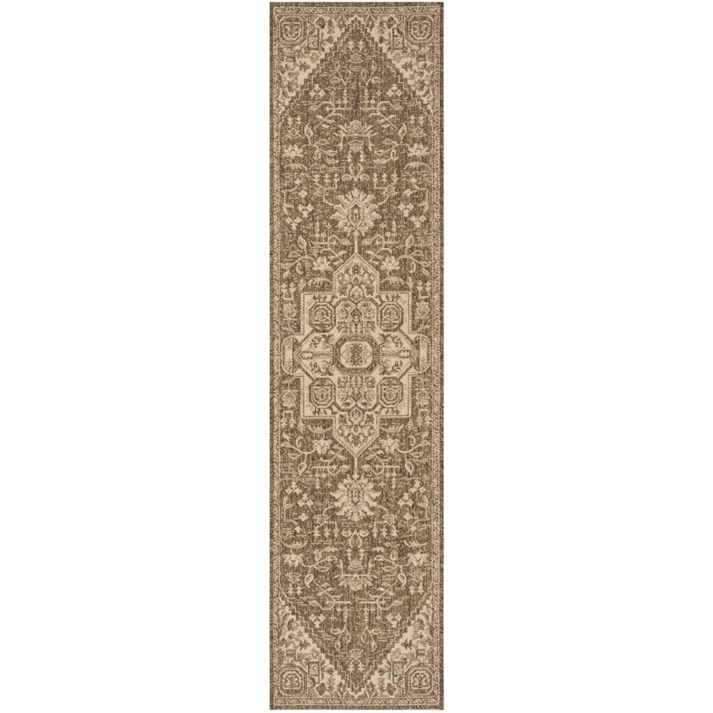 SAFAVIEH Outdoor LND138A Linden Collection Cream / Beige Rug Image 2