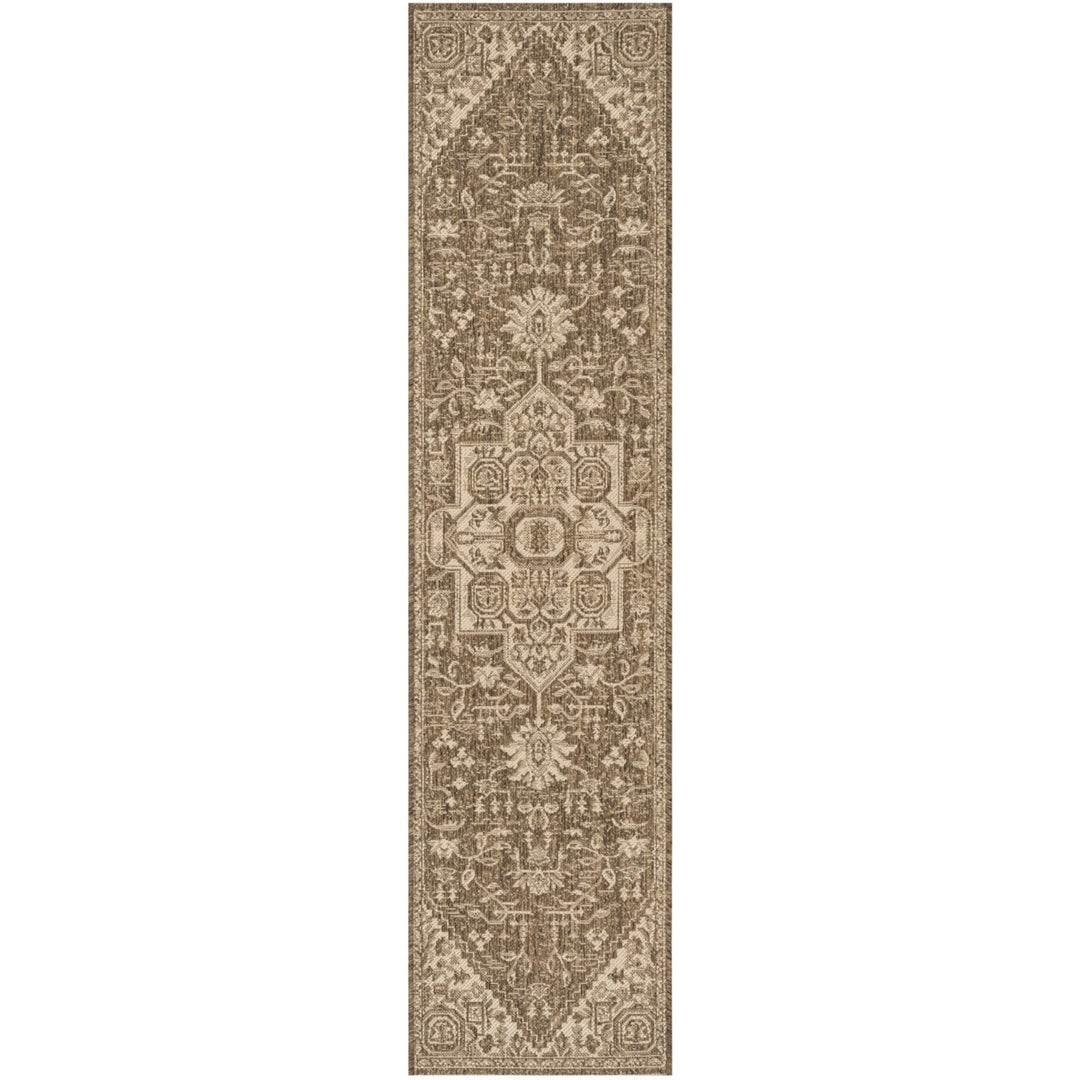 SAFAVIEH Outdoor LND138A Linden Collection Cream / Beige Rug Image 2