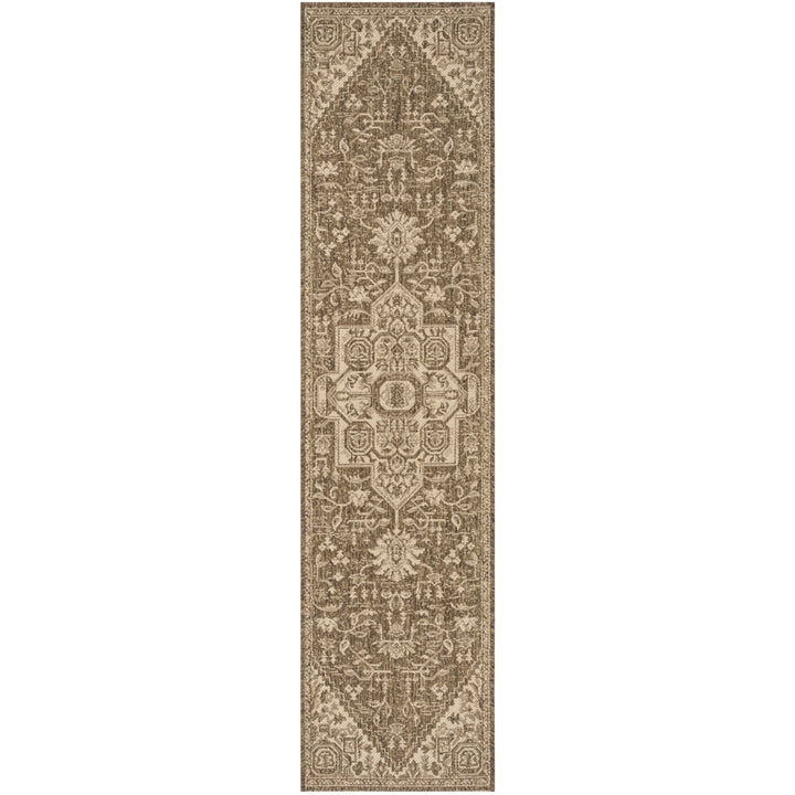 SAFAVIEH Outdoor LND138A Linden Collection Cream / Beige Rug Image 2