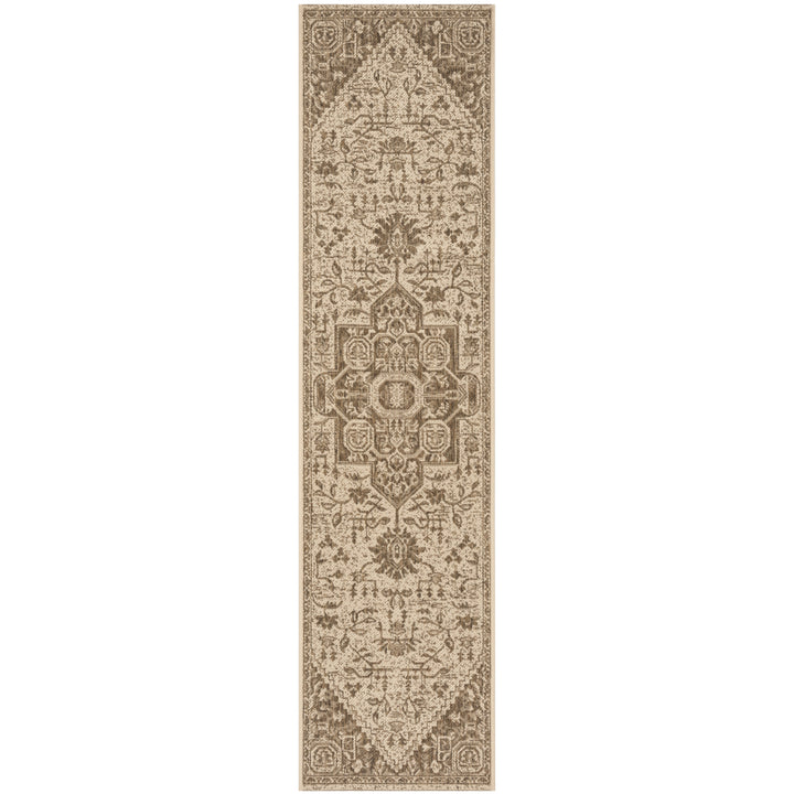 SAFAVIEH Outdoor LND138B Linden Collection Beige / Cream Rug Image 6