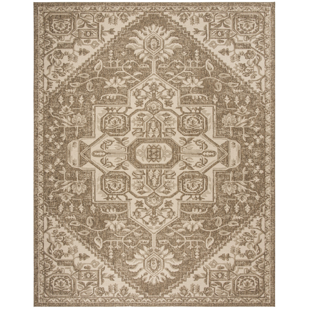 SAFAVIEH Outdoor LND138A Linden Collection Cream / Beige Rug Image 7