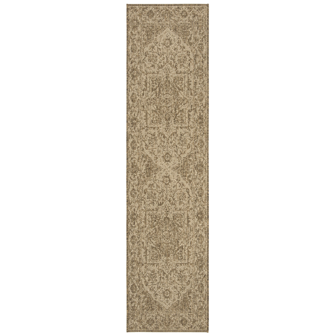 SAFAVIEH Outdoor LND139C Linden Collection Cream / Beige Rug Image 6