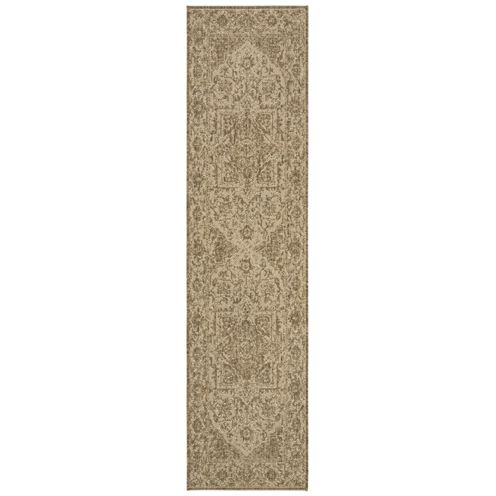 SAFAVIEH Outdoor LND139C Linden Collection Cream / Beige Rug Image 6