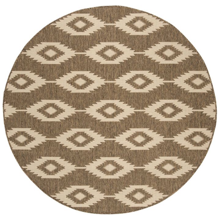 SAFAVIEH Outdoor LND171A Linden Collection Cream / Beige Rug Image 5