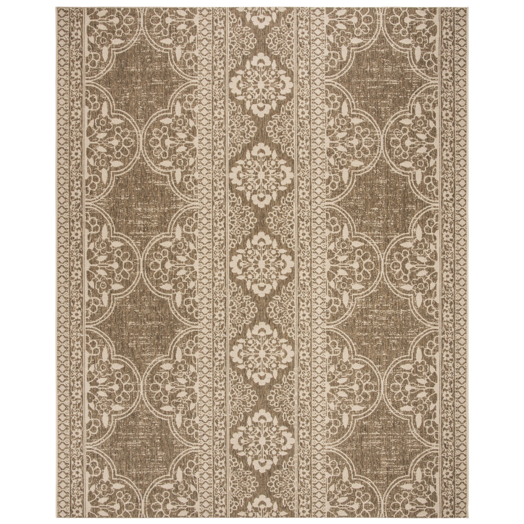 SAFAVIEH Outdoor LND174A Linden Collection Cream / Beige Rug Image 4