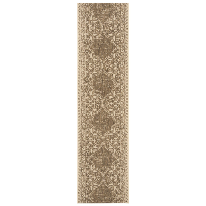 SAFAVIEH Outdoor LND174A Linden Collection Cream / Beige Rug Image 6