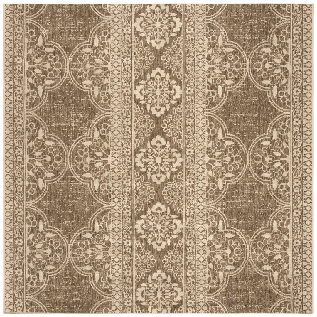 SAFAVIEH Outdoor LND174A Linden Collection Cream / Beige Rug Image 7