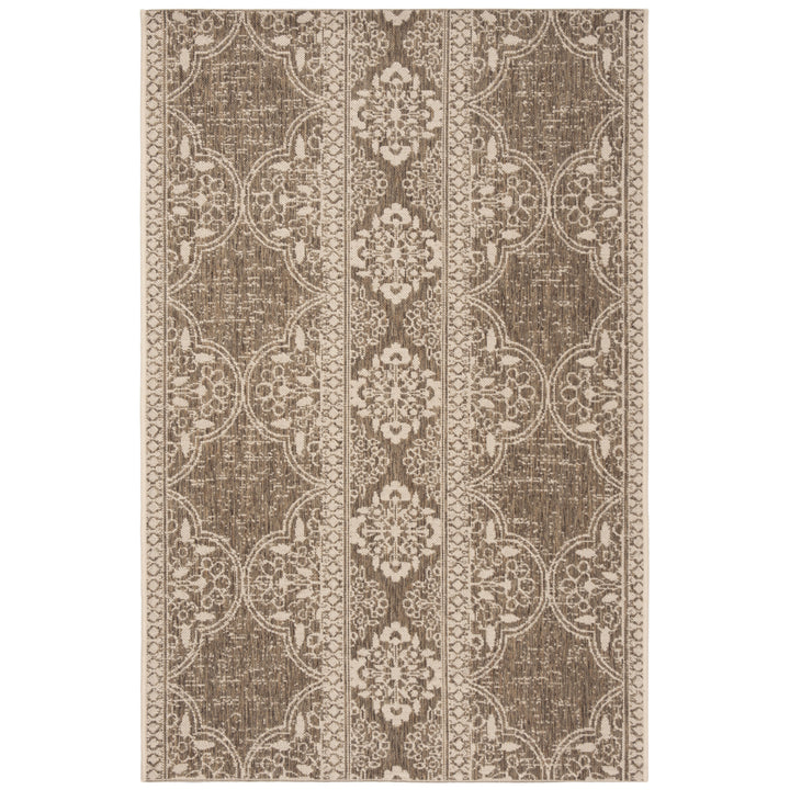 SAFAVIEH Outdoor LND174A Linden Collection Cream / Beige Rug Image 10