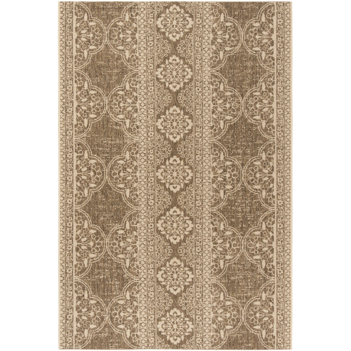 SAFAVIEH Outdoor LND174A Linden Collection Cream / Beige Rug Image 11