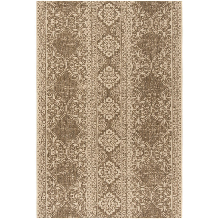 SAFAVIEH Outdoor LND174A Linden Collection Cream / Beige Rug Image 1