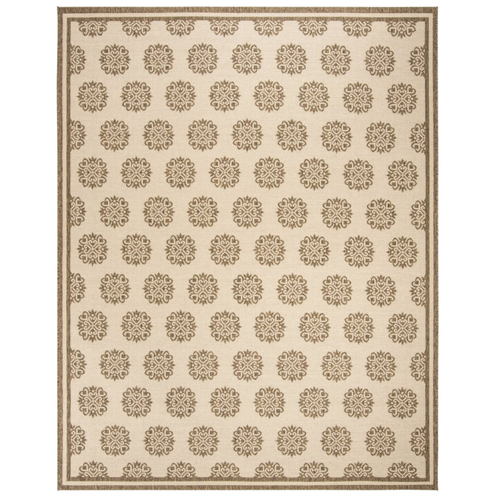 SAFAVIEH Outdoor LND181A Linden Collection Cream / Beige Rug Image 4