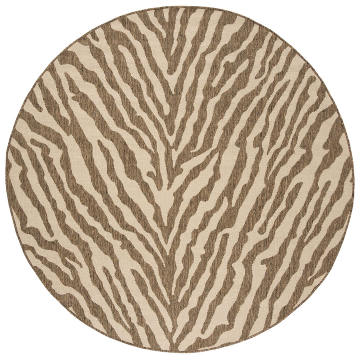 SAFAVIEH Outdoor LND182A Linden Collection Cream / Beige Rug Image 1