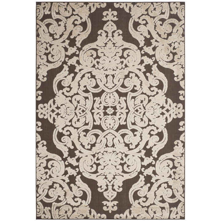 SAFAVIEH Indoor Outdoor MNR152D Monroe Collection Brown Rug Image 11