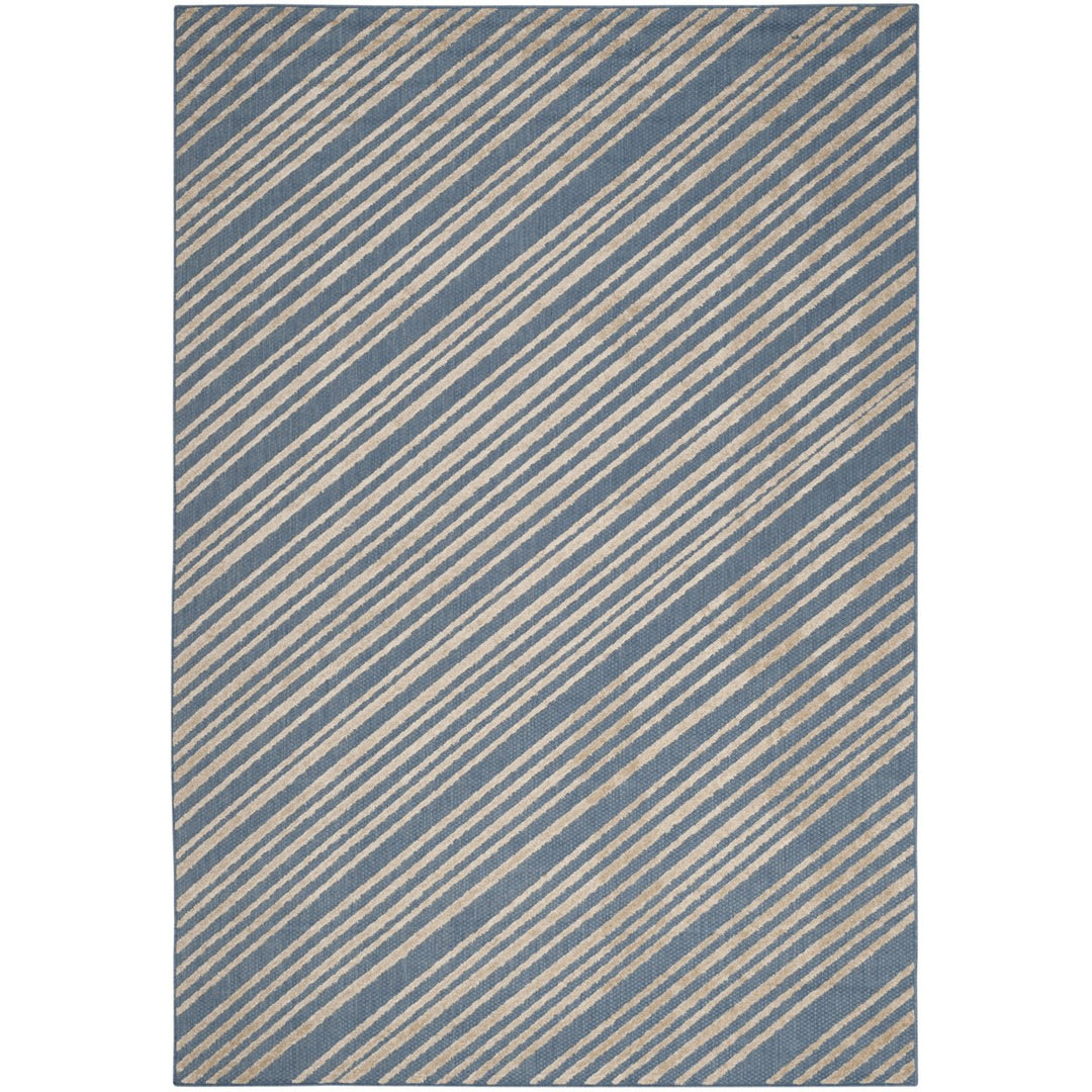 SAFAVIEH Indoor Outdoor MNR159A Monroe Collection Blue Rug Image 7