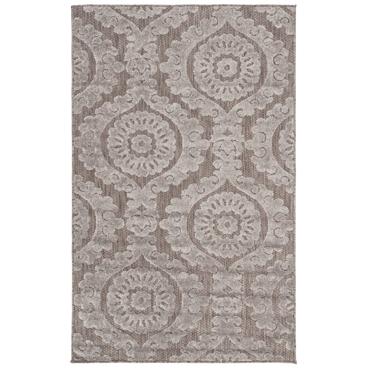 SAFAVIEH Indoor Outdoor MNR158T Monroe Collection Taupe Rug Image 9