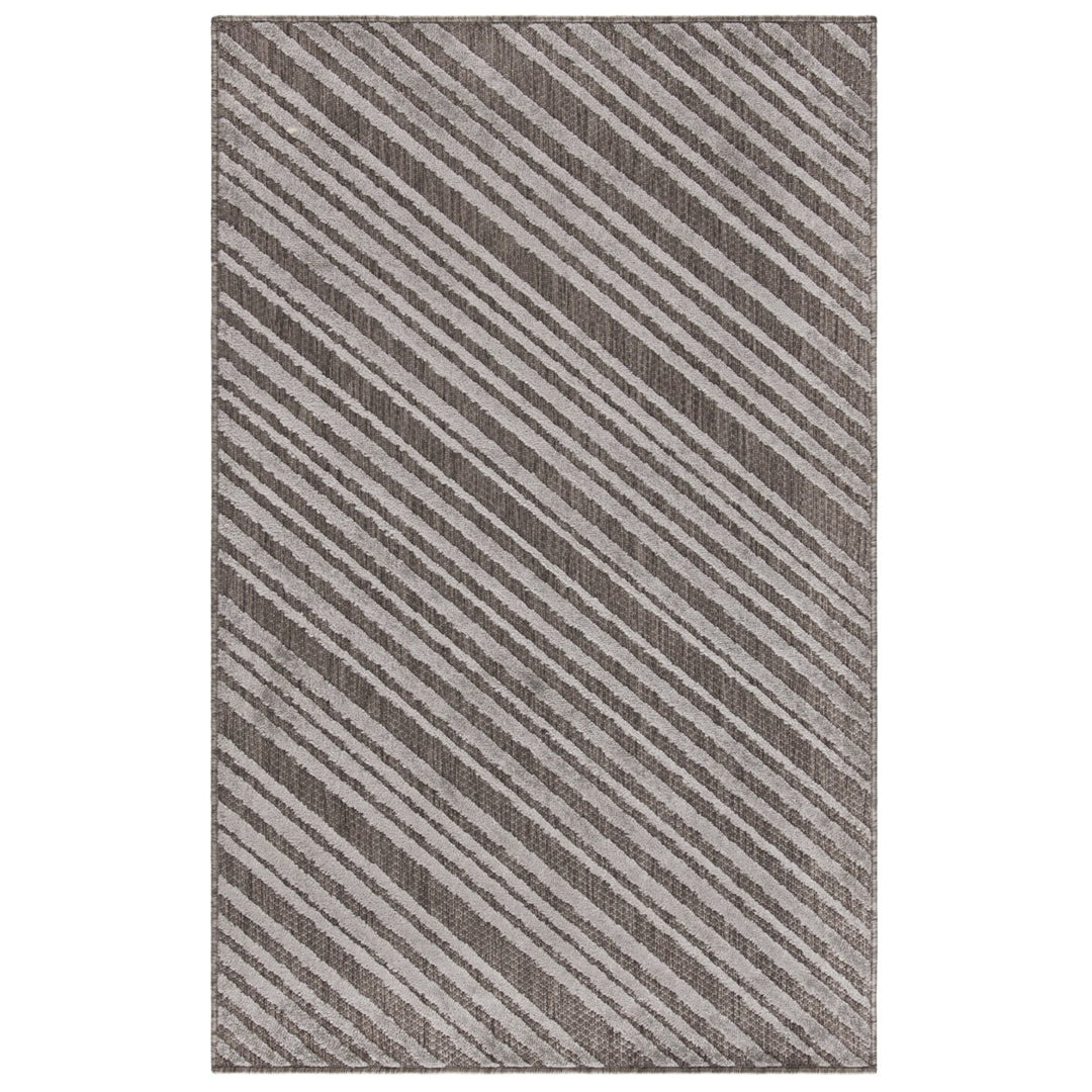 SAFAVIEH Indoor Outdoor MNR159G Monroe Collection Cement Rug Image 5