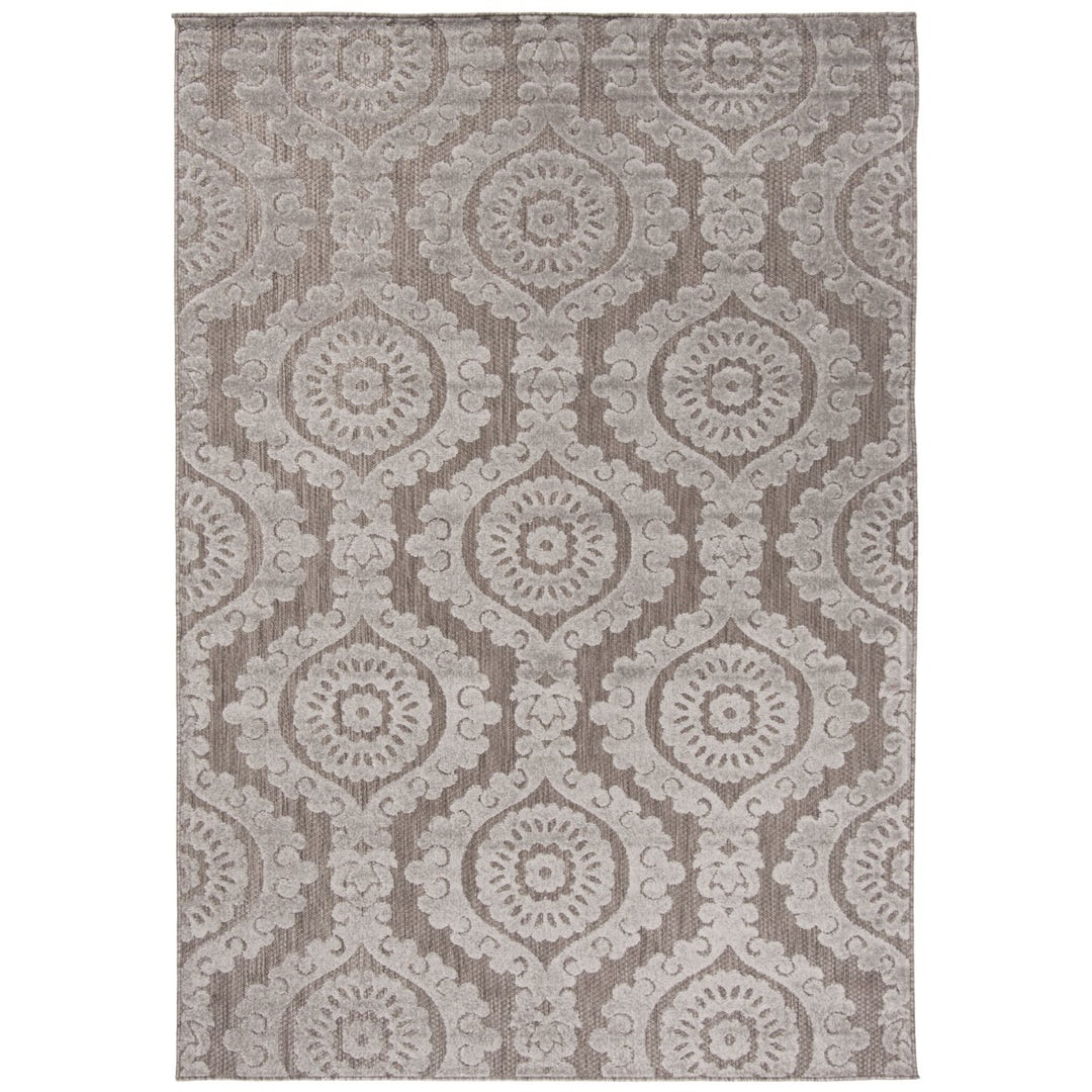 SAFAVIEH Indoor Outdoor MNR158T Monroe Collection Taupe Rug Image 10