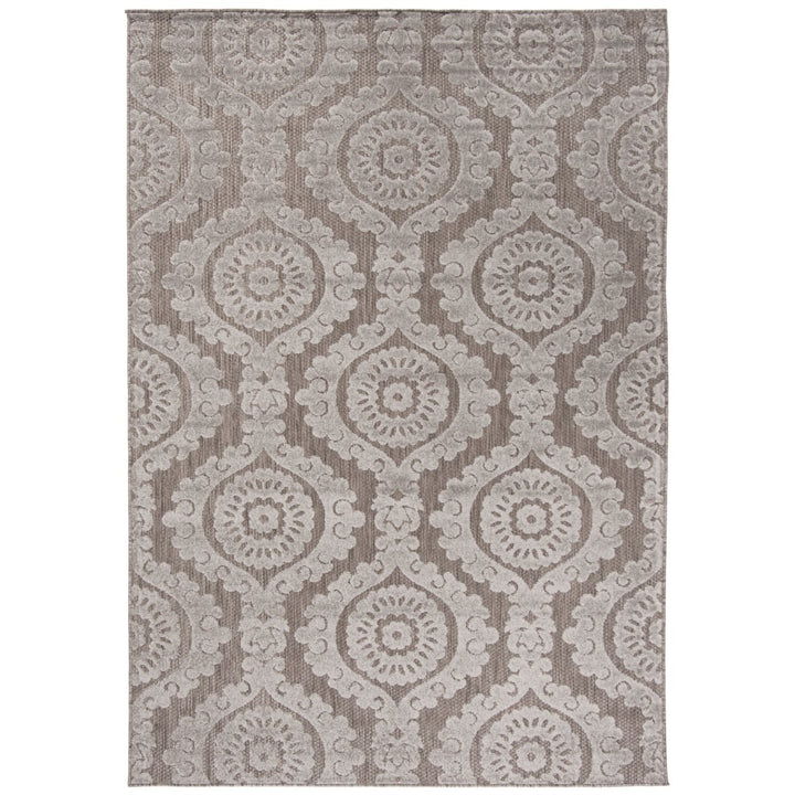 SAFAVIEH Indoor Outdoor MNR158T Monroe Collection Taupe Rug Image 10