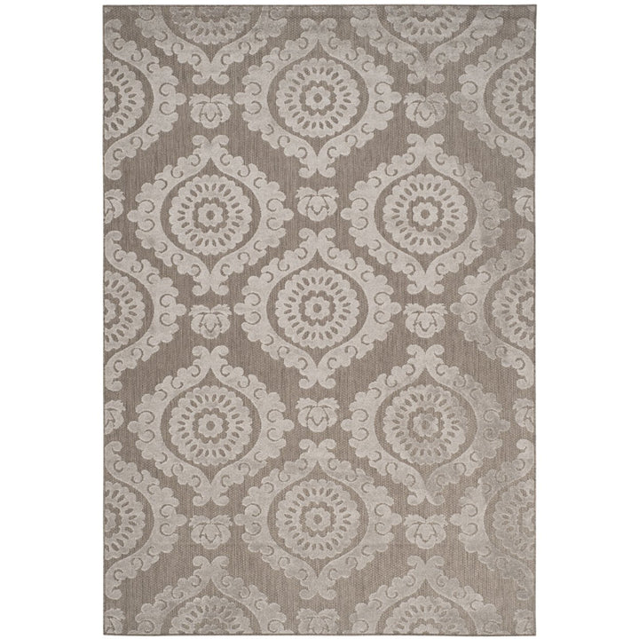 SAFAVIEH Indoor Outdoor MNR158T Monroe Collection Taupe Rug Image 11