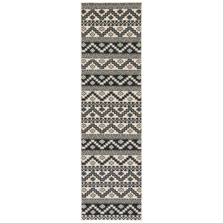 SAFAVIEH Outdoor VER095-3413 Veranda Beige / Grey Rug Image 6