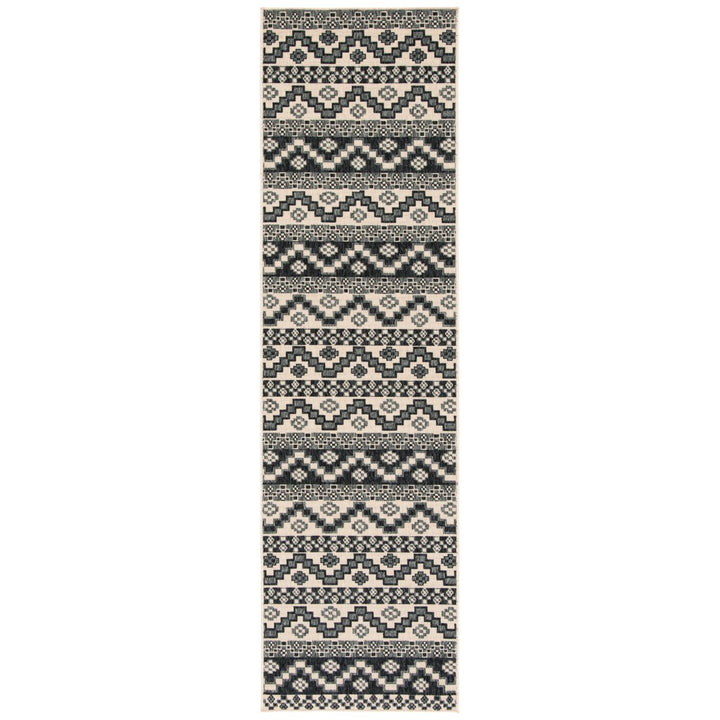 SAFAVIEH Outdoor VER095-3413 Veranda Beige / Grey Rug Image 1