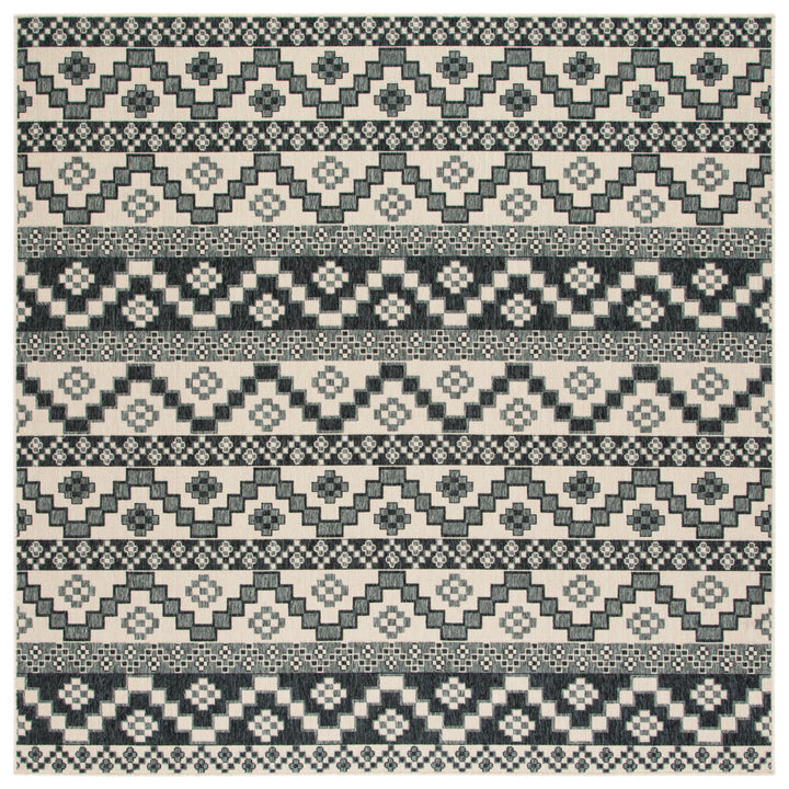 SAFAVIEH Outdoor VER095-3413 Veranda Beige / Grey Rug Image 7