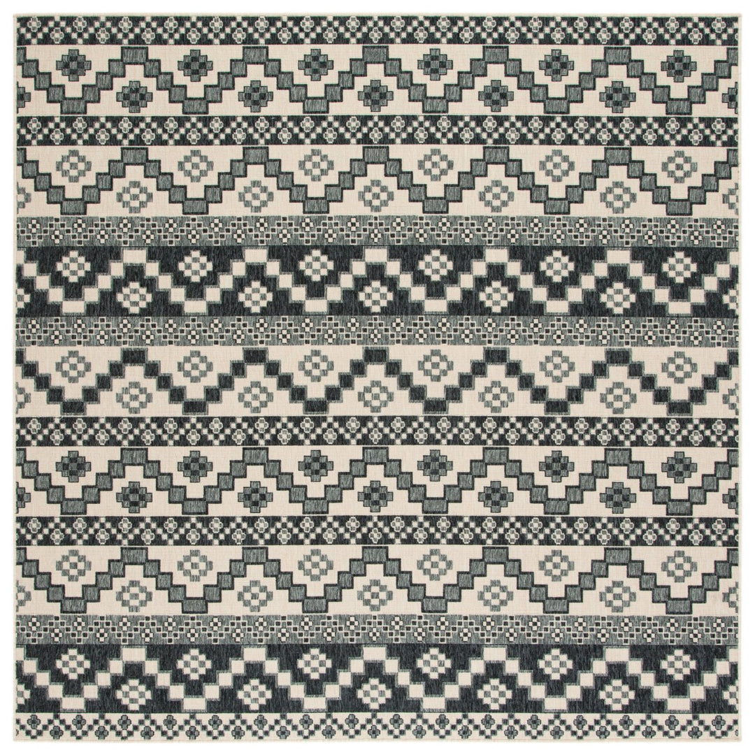 SAFAVIEH Outdoor VER095-3413 Veranda Beige / Grey Rug Image 1