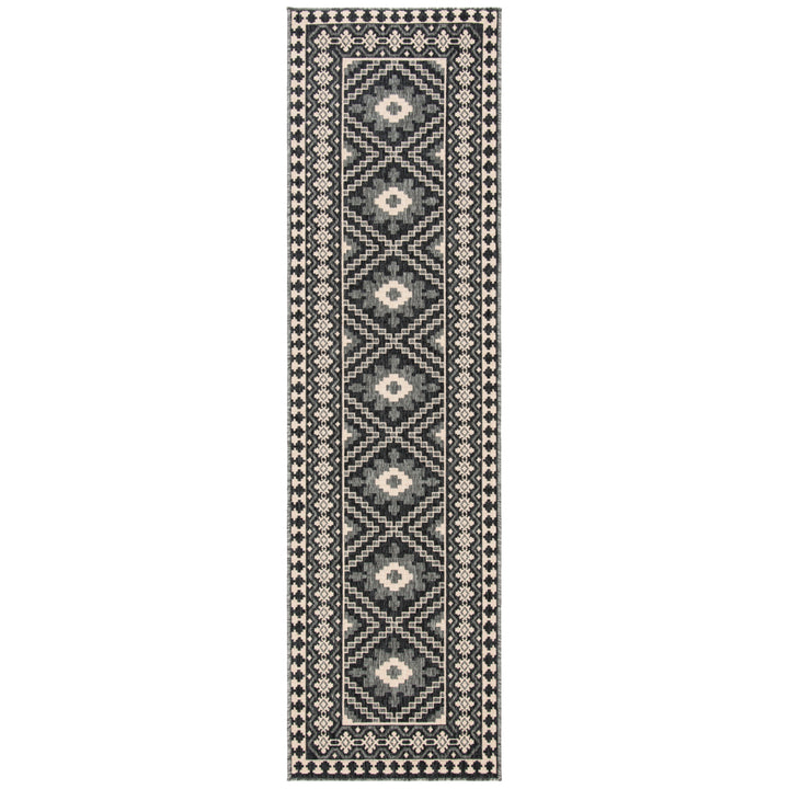 SAFAVIEH Outdoor VER099-0451 Veranda Ivory / Grey Rug Image 6