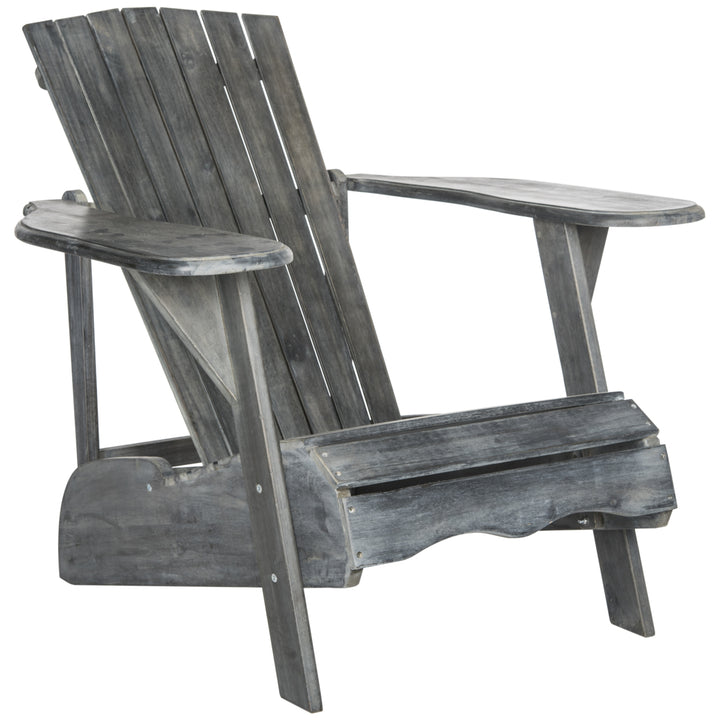 SAFAVIEH Outdoor Collection Mopani Chair Ash Grey Image 3