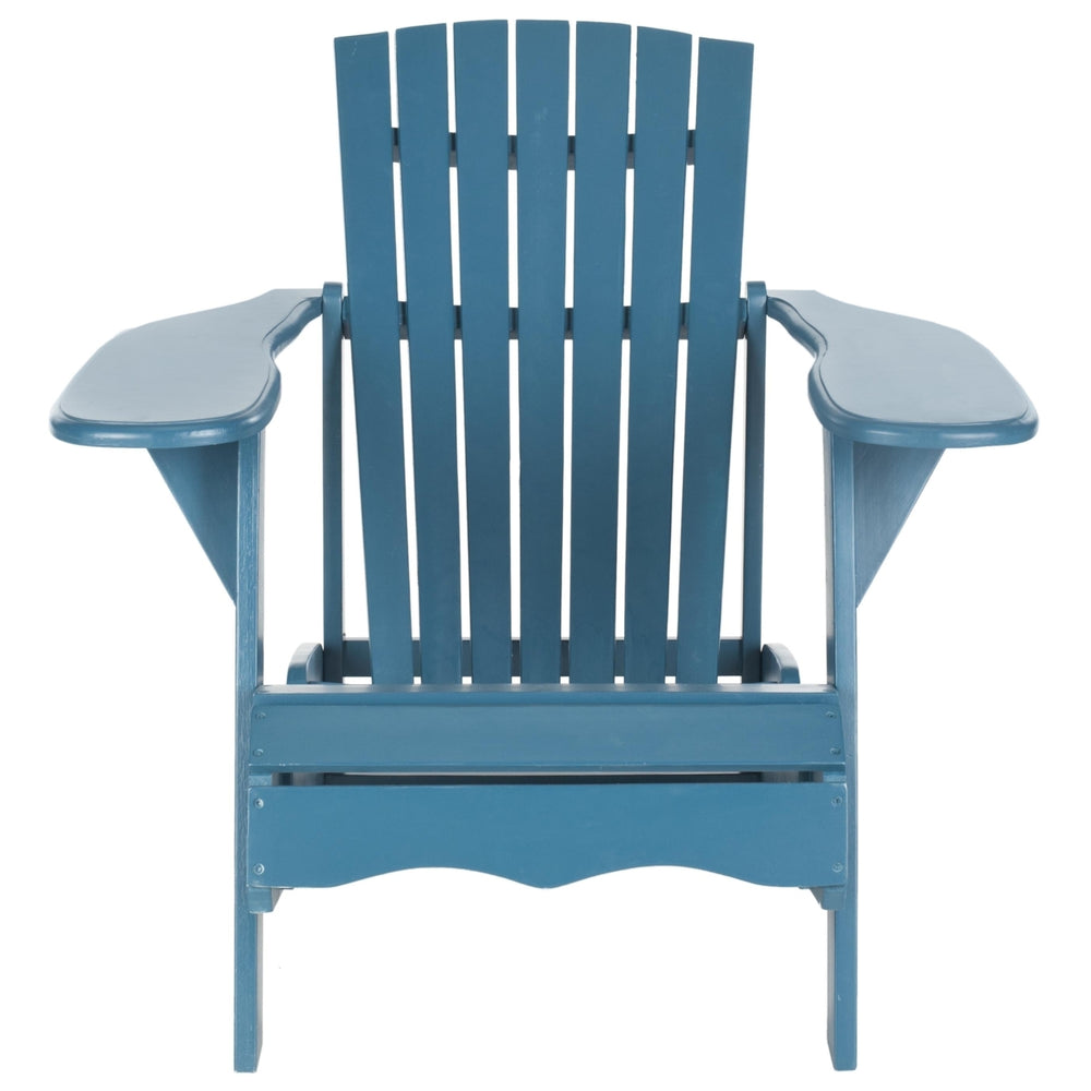 SAFAVIEH Outdoor Collection Mopani Chair Teal Image 2