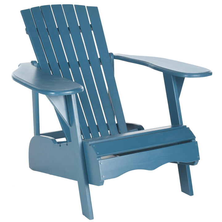 SAFAVIEH Outdoor Collection Mopani Chair Teal Image 3