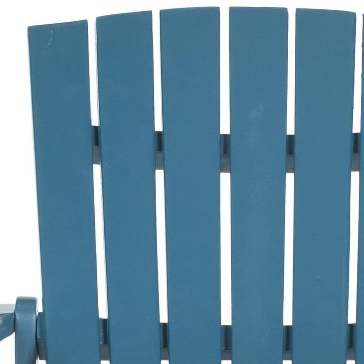 SAFAVIEH Outdoor Collection Mopani Chair Teal Image 5