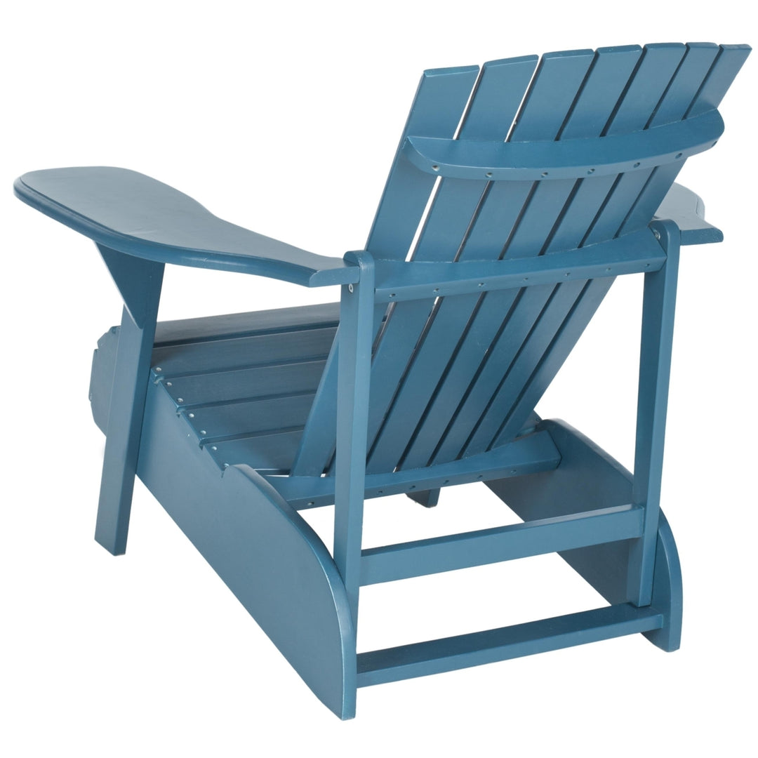 SAFAVIEH Outdoor Collection Mopani Chair Teal Image 6