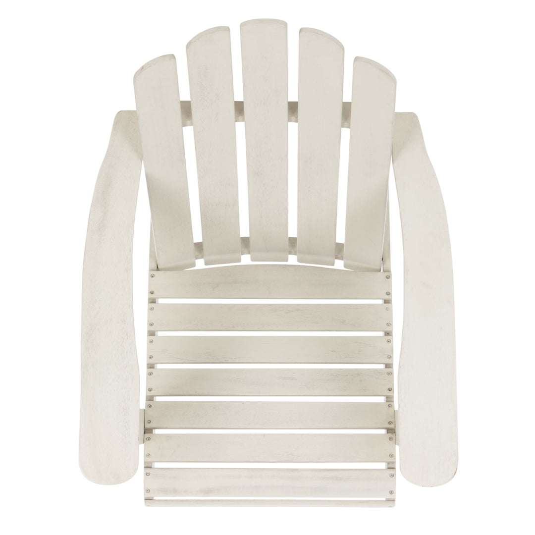 SAFAVIEH Outdoor Collection Topher Adirondack Chair White Image 3