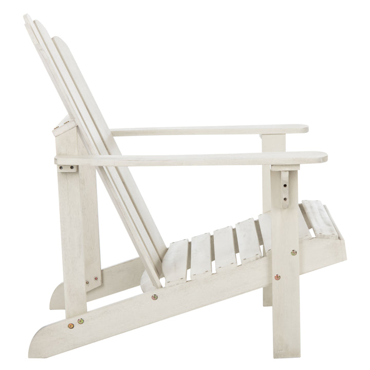 SAFAVIEH Outdoor Collection Topher Adirondack Chair White Image 6